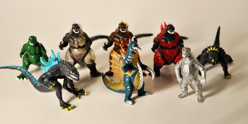 eggmon godzilla mini figures